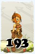 Un personaggio del gioco Dofus, Ocra-Aria, al livello 193