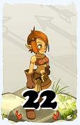 Um personagem do jogo Dofus, Cra-Ar, de nivel 22