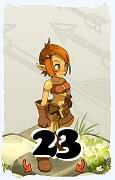 Un personnage du jeu Dofus, Sram-Air, au niveau 23