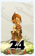 Um personagem do jogo Dofus, Cra-Ar, de nivel 24