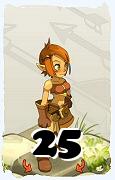 Un personnage du jeu Dofus, Crâ-Air, au niveau 25