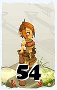 Um personagem do jogo Dofus, Cra-Ar, de nivel 54