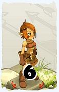 Un personaggio del gioco Dofus, Ocra-Aria, al livello 6