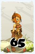 Um personagem do jogo Dofus, Cra-Ar, de nivel 65