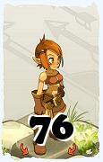 Um personagem do jogo Dofus, Cra-Ar, de nivel 76