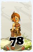 Um personagem do jogo Dofus, Cra-Ar, de nivel 78