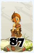 Un personnage du jeu Dofus, Enutrof-Air, au niveau 87