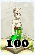 A Dofus character, Ecaflip-Air, by level 100