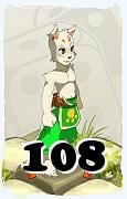 Un personaje del juego Dofus, Zurcarák-Aire, de nivel 108