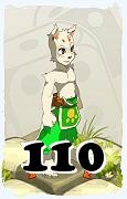 Um personagem do jogo Dofus, Ecaflip-Ar, de nivel 110