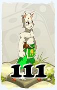 A Dofus character, Ecaflip-Air, by level 111