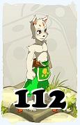 Um personagem do jogo Dofus, Ecaflip-Ar, de nivel 112