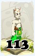 A Dofus character, Ecaflip-Air, by level 113