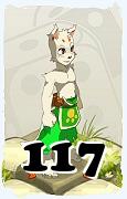 A Dofus character, Ecaflip-Air, by level 117