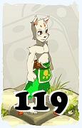 A Dofus character, Ecaflip-Air, by level 119