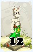 A Dofus character, Ecaflip-Air, by level 12