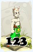 A Dofus character, Sadida-Air, by level 123