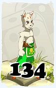 A Dofus character, Ecaflip-Air, by level 134