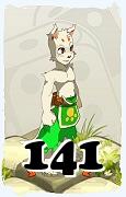 A Dofus character, Sacrier-Air, by level 141