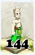 A Dofus character, Ecaflip-Air, by level 144