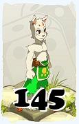 Um personagem do jogo Dofus, Cra-Ar, de nivel 145