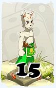 A Dofus character, Pandawa-Air, by level 15