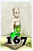 Un personaje del juego Dofus, Zurcarák-Aire, de nivel 167