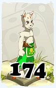 A Dofus character, Ecaflip-Air, by level 174