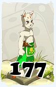 A Dofus character, Ecaflip-Air, by level 177