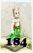 Um personagem do jogo Dofus, Steamer-Ar, de nivel 184