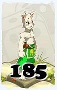 Um personagem do jogo Dofus, Cra-Ar, de nivel 185