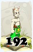 Un personaje del juego Dofus, Zurcarák-Aire, de nivel 192