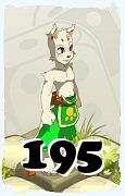 Um personagem do jogo Dofus, Ecaflip-Ar, de nivel 195