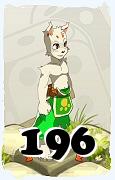 Um personagem do jogo Dofus, Ecaflip-Ar, de nivel 196