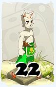 A Dofus character, Ecaflip-Air, by level 22