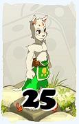 A Dofus character, Ecaflip-Air, by level 25