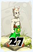 A Dofus character, Ecaflip-Air, by level 27