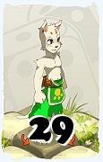 A Dofus character, Ecaflip-Air, by level 29