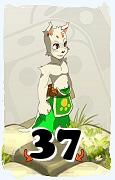 A Dofus character, Ecaflip-Air, by level 37