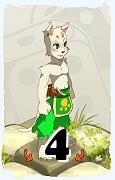 A Dofus character, Ecaflip-Air, by level 4