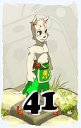 A Dofus character, Ecaflip-Air, by level 41