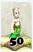 A Dofus character, Ecaflip-Air, by level 50