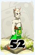 A Dofus character, Ecaflip-Air, by level 52