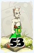 A Dofus character, Ecaflip-Air, by level 53