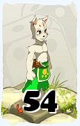 A Dofus character, Ecaflip-Air, by level 54