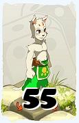 A Dofus character, Sacrier-Air, by level 55