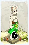 A Dofus character, Ecaflip-Air, by level 6