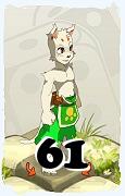 A Dofus character, Ecaflip-Air, by level 61