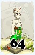 A Dofus character, Ecaflip-Air, by level 64