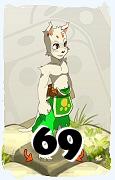 Um personagem do jogo Dofus, Ecaflip-Ar, de nivel 69